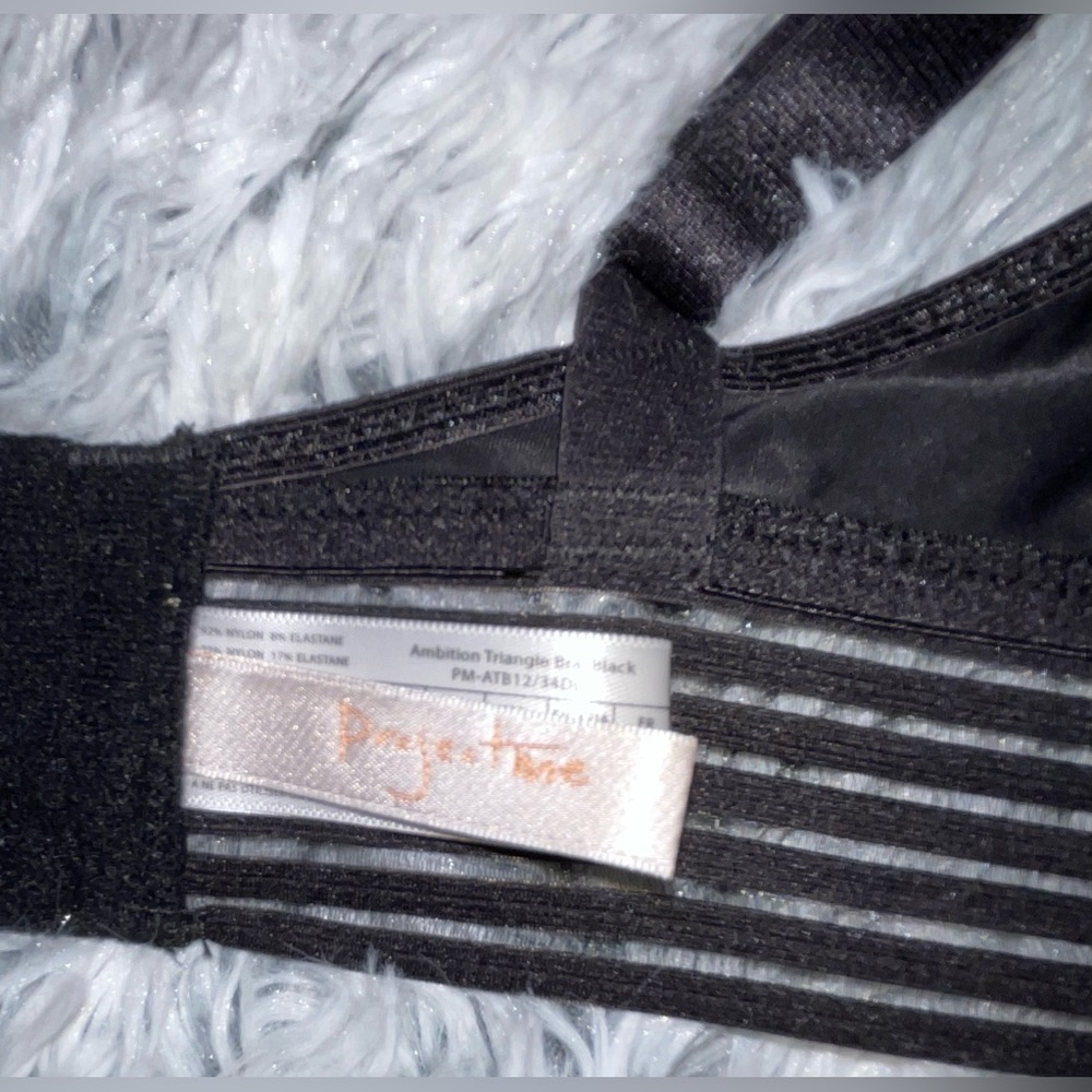 ProjectMe by Hotmilk AMBITION TRIANGLE CONTOUR BLACK NURSING BRA - WIREFREE - Picture 12 of 12